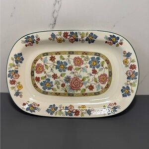 Floral Oval Serving Platter